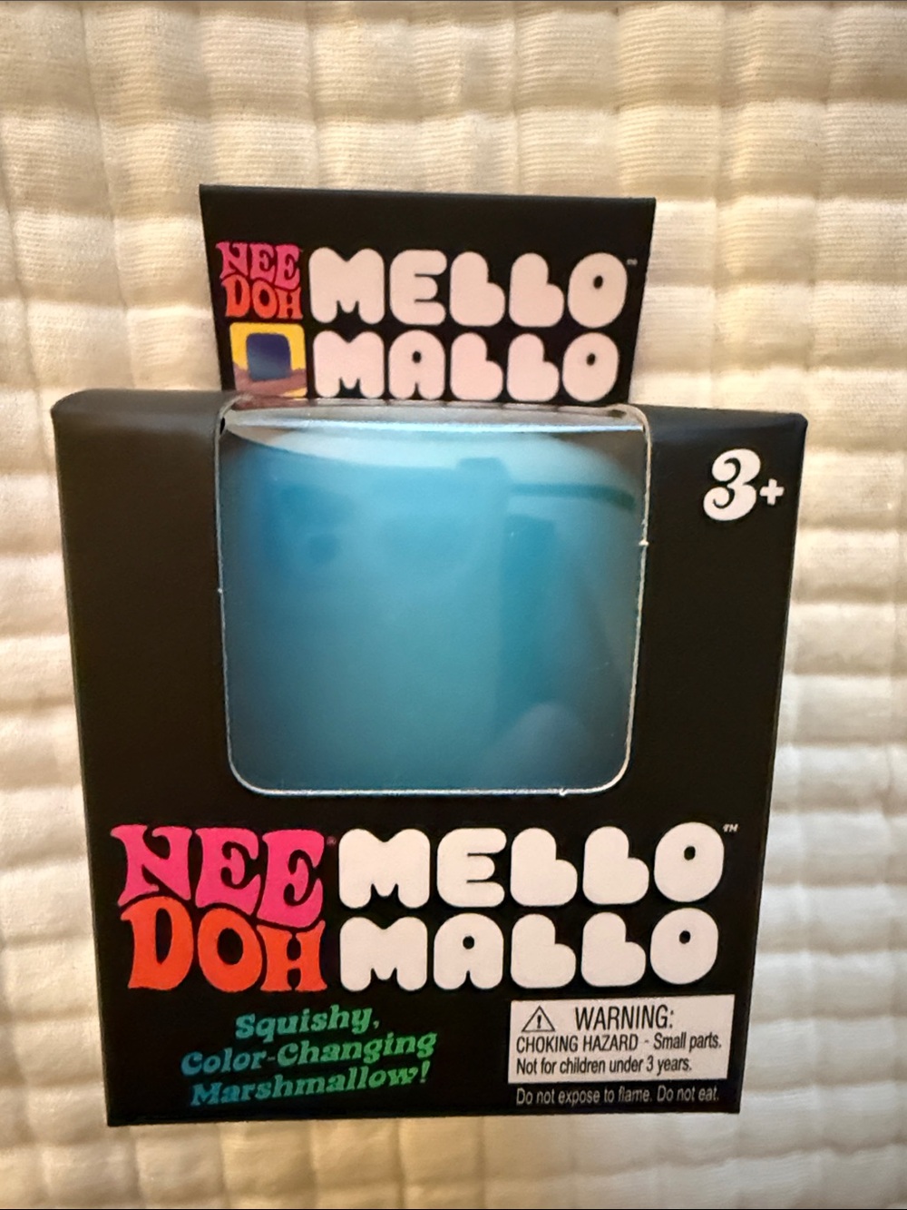 Mello Mallo Color-Changing Marshmallow Toy — Blue
